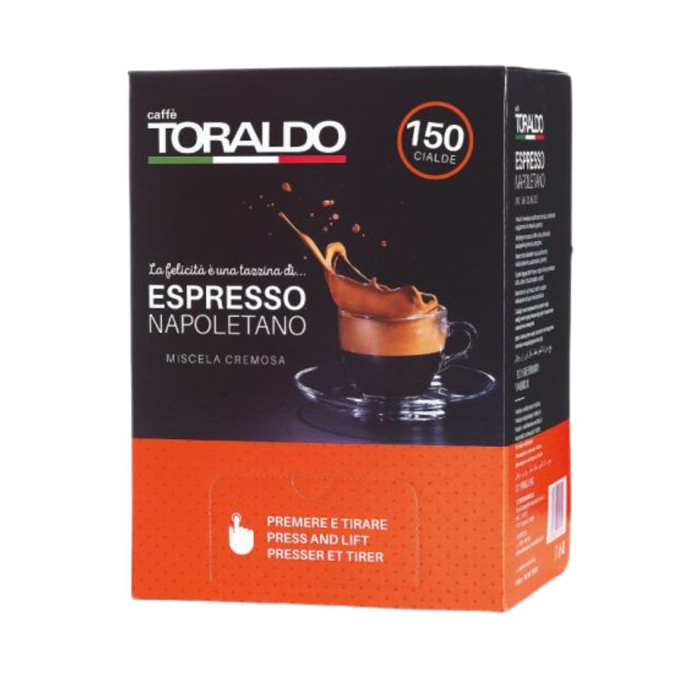 Caffè Toraldo – Cremosa  Caffè Toraldo, Lager Schlieren, E.S.E. Pads