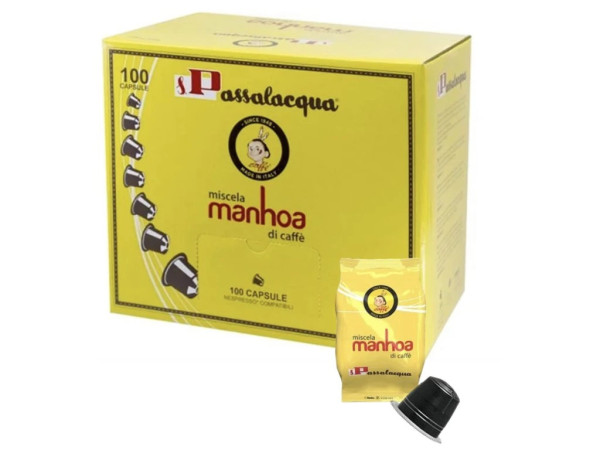 Passalacqua Manhoa – 100 Kapseln | Kompatibel mit Nespresso® Passalacqua Manhoa – 100 Kapseln | Kompatibel mit Nespresso®