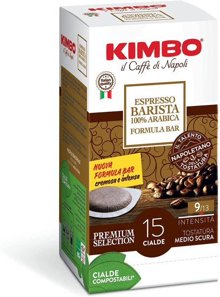 KIMBO Pads Espresso Barista 100% Arabica – 15er Pack