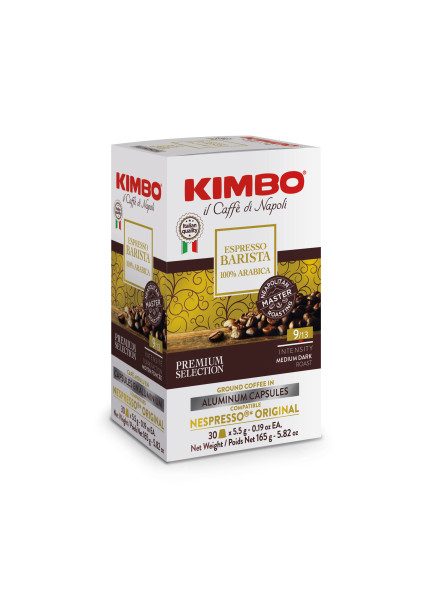 Kimbo Aluminium Espresso Barista 100% Arabica – 30 Kapseln Nespresso® Kimbo Aluminium Espresso Barista 100% Arabica – 30 Kapseln Nespresso®