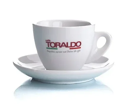 Caffè Toraldo – Cappuccino Tassen + Untertassen