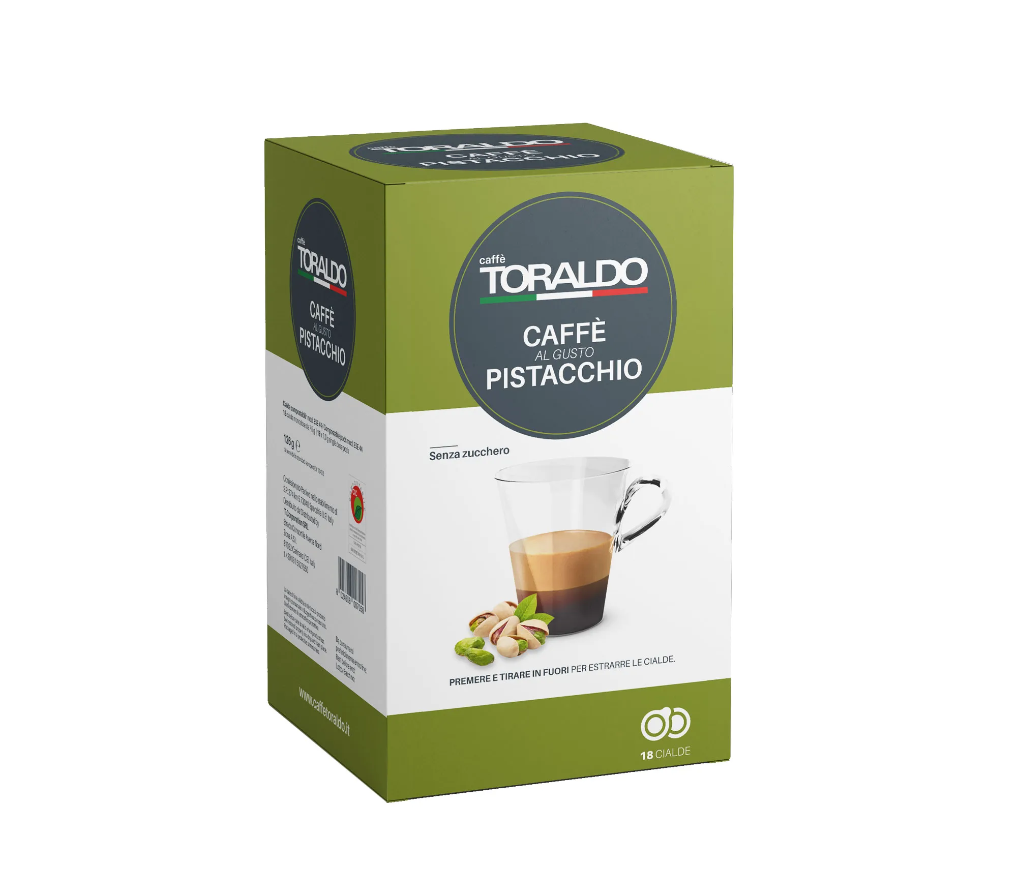Caffè Toraldo – ESE Pads Caffè al Gusto Pistacchio