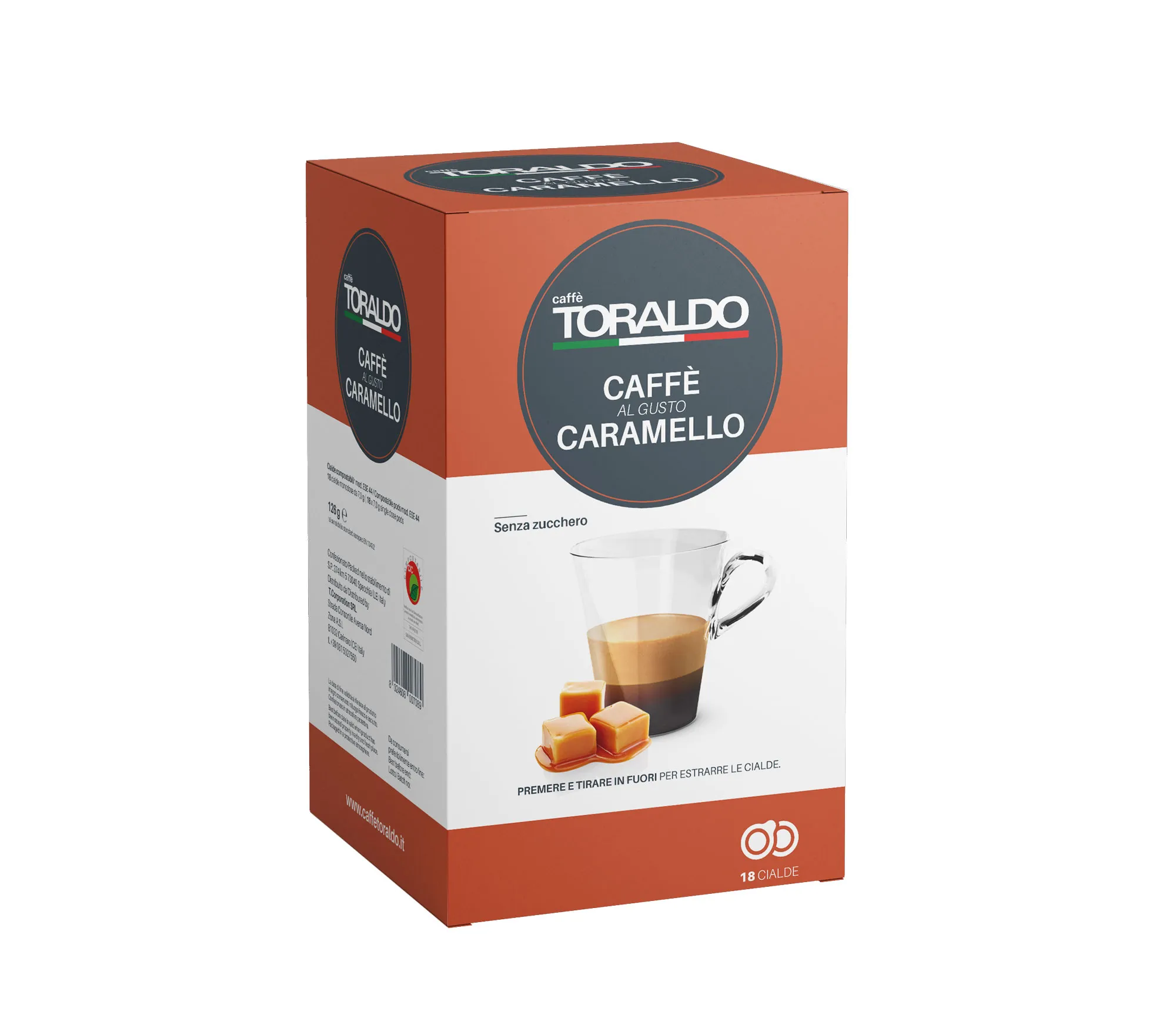Caffè Toraldo – ESE Pads Caffè al Gusto Caramello