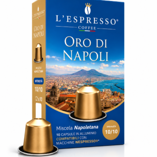 L’Espresso – Aluminiumkapseln Oro di Napoli
