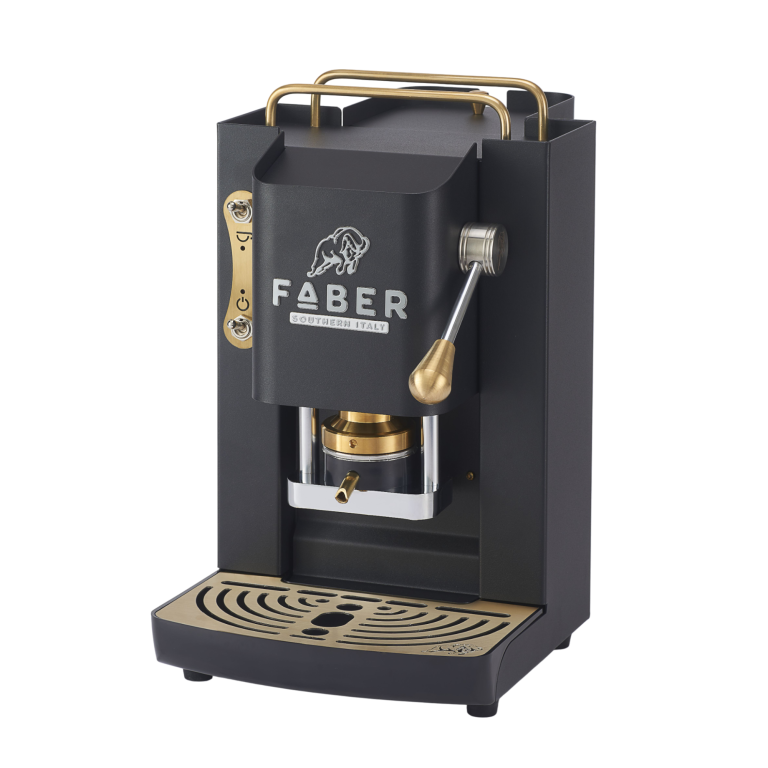 Faber – Pro Deluxe 3.0 – Schwarz, Messing – Kaffeemaschine
