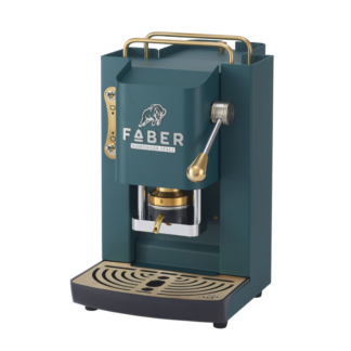 Faber – Pro Deluxe 3.0 – British Green, Messing – Kaffeemaschine