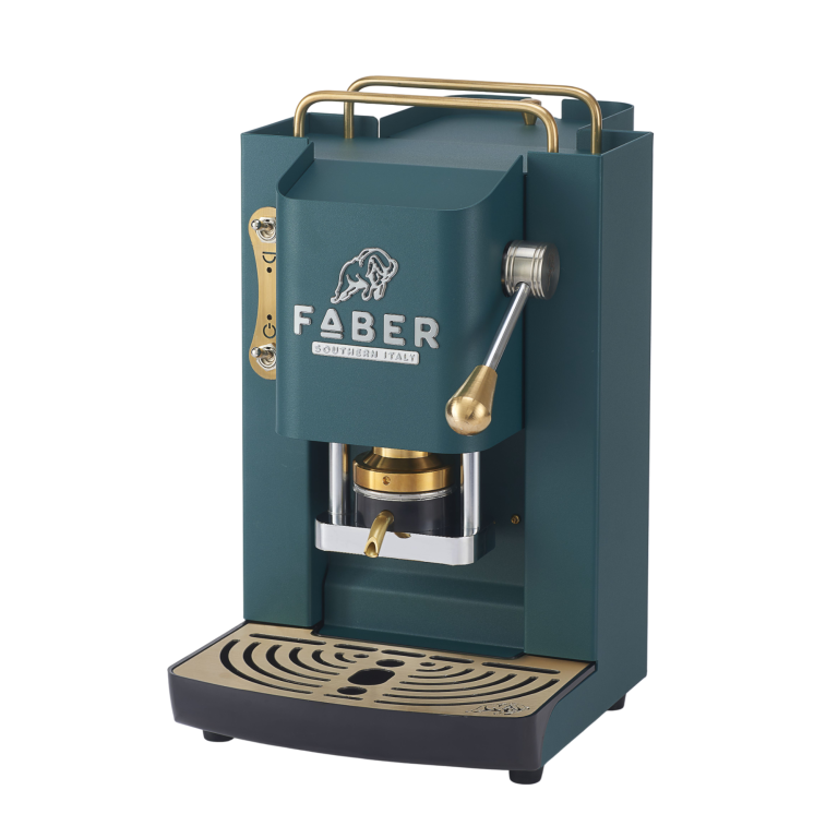 Faber – Pro Deluxe 3.0 – British Green, Messing – Kaffeemaschine