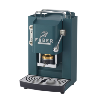 Faber – Pro Deluxe 3.0 – British Green, Silber – Kaffeemaschine