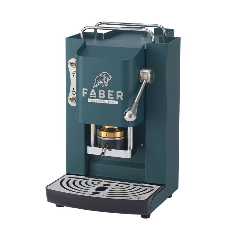 Faber – Pro Deluxe 3.0 – British Green, Silber – Kaffeemaschine