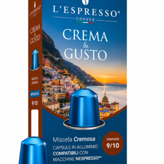 L’Espresso – Aluminiumkapseln Crema e Gusto
