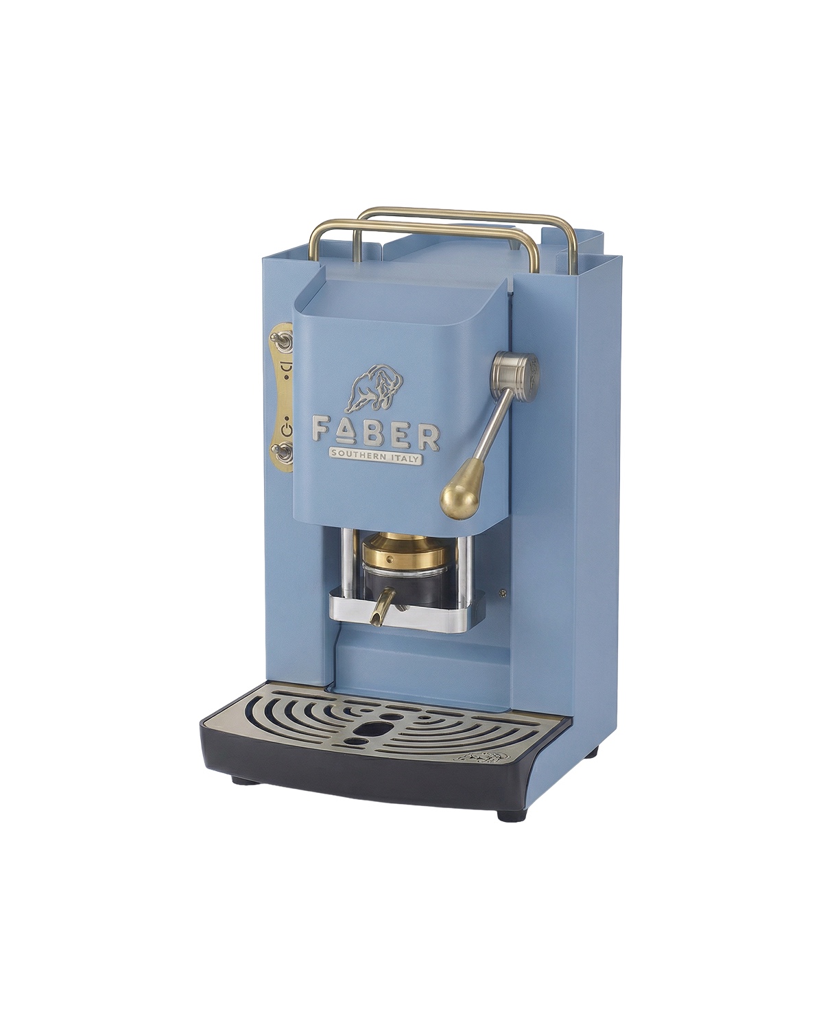 Faber – Pro Deluxe 3.0 – Turquoise, Messing – Kaffeemaschine Faber – Pro Deluxe 3.0 – Turquoise, Messing – Kaffeemaschine