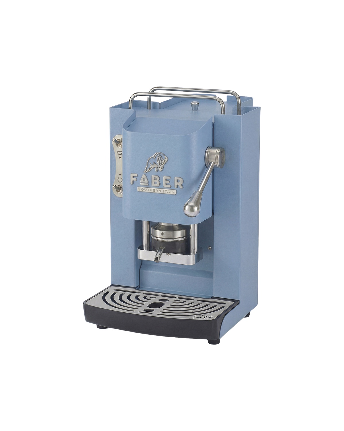 Faber – Pro Deluxe 3.0 – Turquoise, Silber – Kaffeemaschine