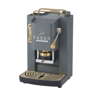 Faber – Pro Deluxe 3.0 – Grey Daytona, Messing – Kaffeemaschine