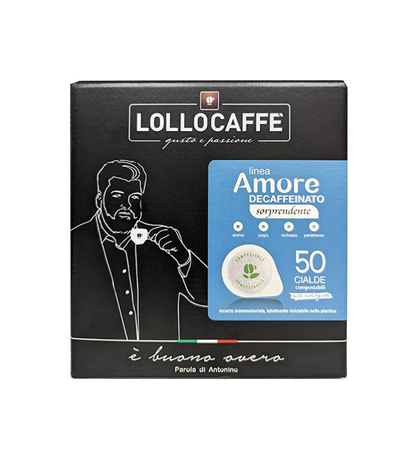 Lollo Caffè – ESE Pads Linea Amore Sorprendente Dek