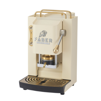 Faber – Pro Deluxe 3.0 – Old English White, Messing – Kaffeemaschine