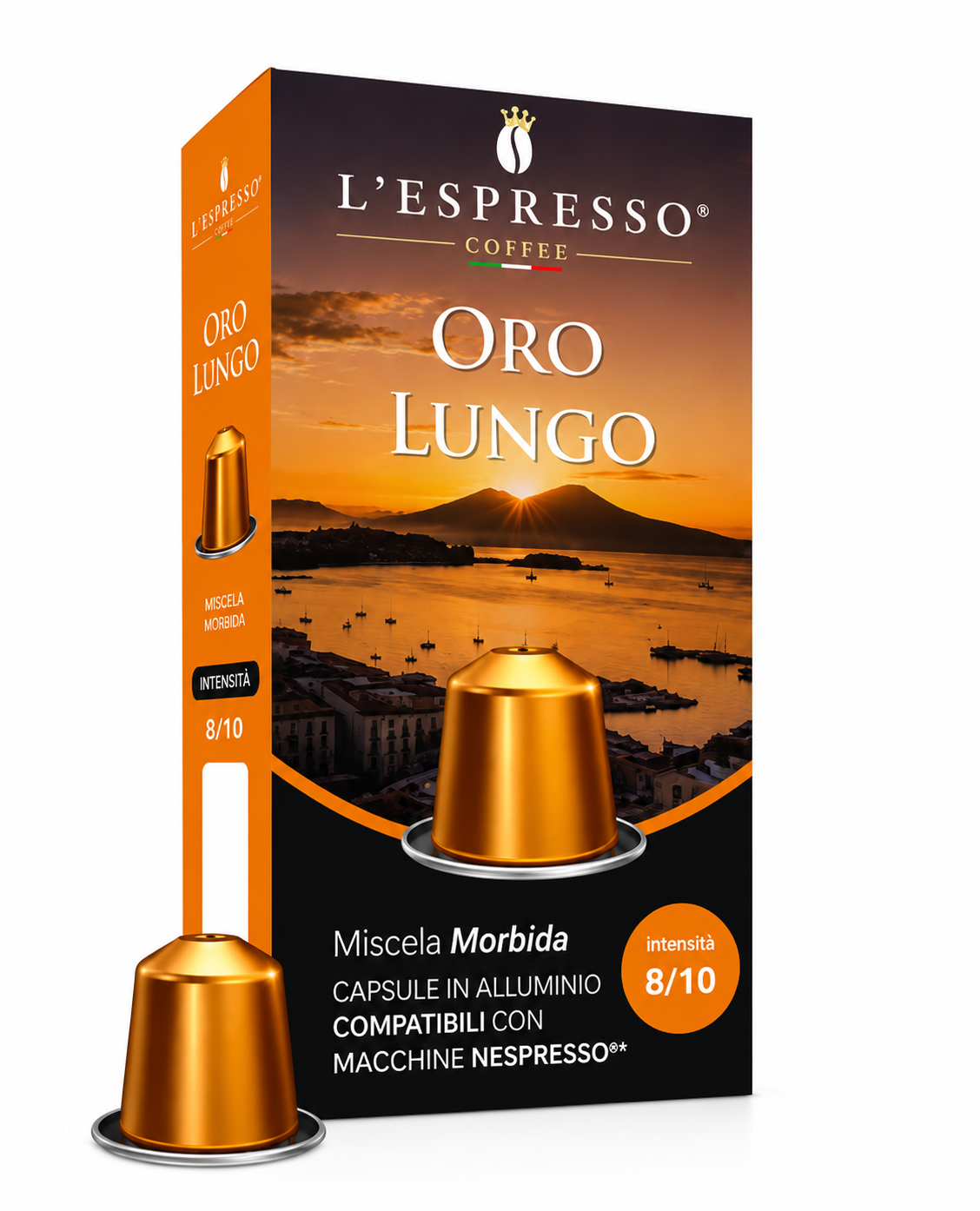 L’Espresso – Aluminiumkapseln Oro Lungo