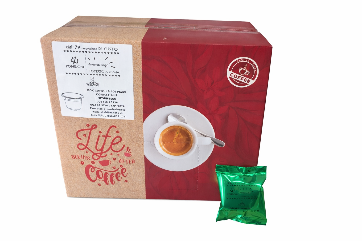 Caffè Pompeii – Kapseln Poseidone Long