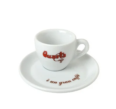 Quarta Caffè – Espresso Tassen + Untertassen
