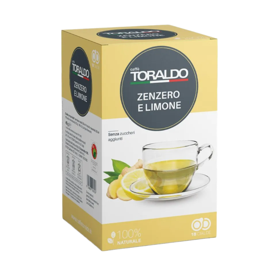 Caffè Toraldo – ESE Pads Tè Zenzero e Limone